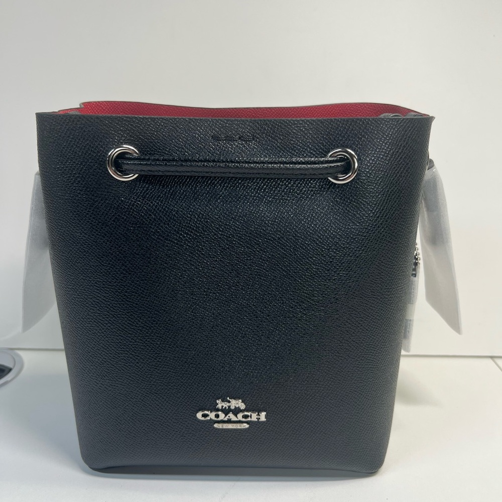 NWT Coach Lena black leather Crossbody bag